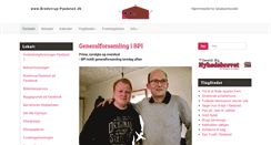 Desktop Screenshot of bredstrup-pjedsted.dk