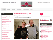 Tablet Screenshot of bredstrup-pjedsted.dk